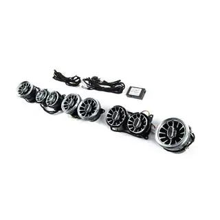 Deflettori bocchette aria LED (2018-2022, 64 colori) Mercedes S-class W222 2013-2022 foto 3