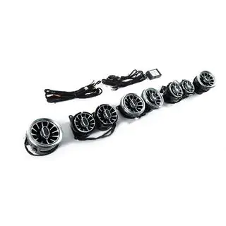 Deflettori bocchette aria LED (2018-2022, 64 colori) Mercedes S-class W222 2013-2022 foto 4