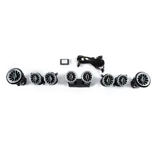 Deflettori bocchette aria LED (64 colori) Mercedes E-class W213 2016-2023 foto 1