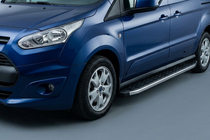 Ford Connect 2014-2021 Pedane Laterali BlackLine (2 pz, Alluminio) foto 1