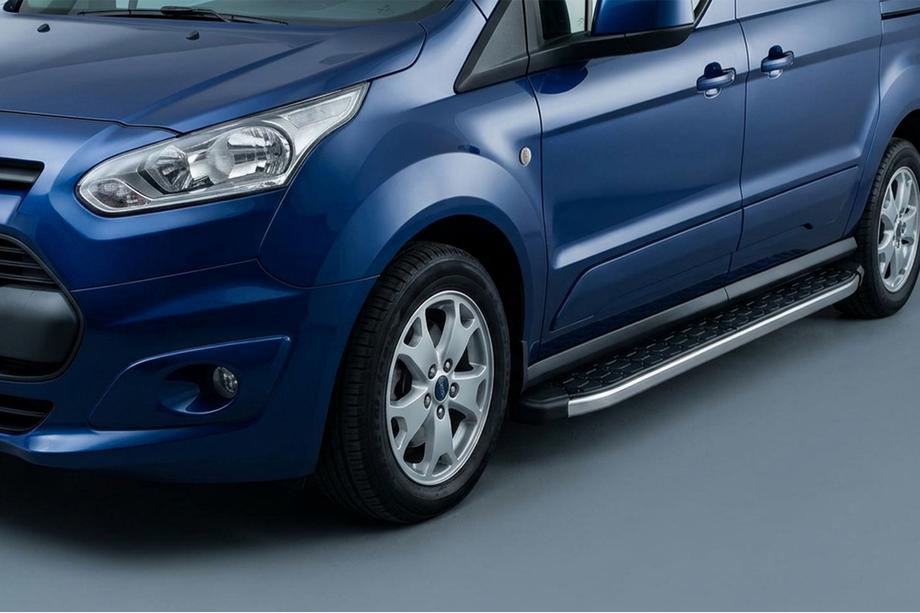 Ford Connect 2014-2021 Pedane Laterali BlackLine (2 pz, Alluminio) Image