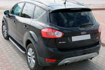 Ford Kuga 2008-2013 Pedane Laterali BlackLine (2 pz, Alluminio) foto 1