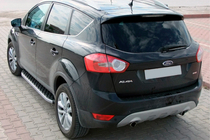 Ford Kuga/Escape 2013-2019 Pedane Laterali BlackLine (2pz, Alluminio) foto 1