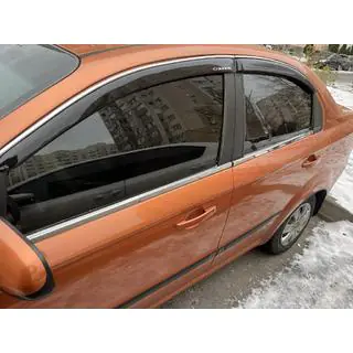 Modanature inferiori finestrini acciaio inox (4 pz) Chevrolet Aveo T250 2005-2011 foto 1