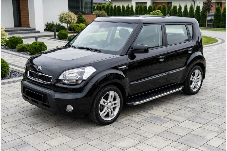 Kia Soul I 2008-2013 Pedane Laterali BlackLine (2 pz, Alluminio) Image