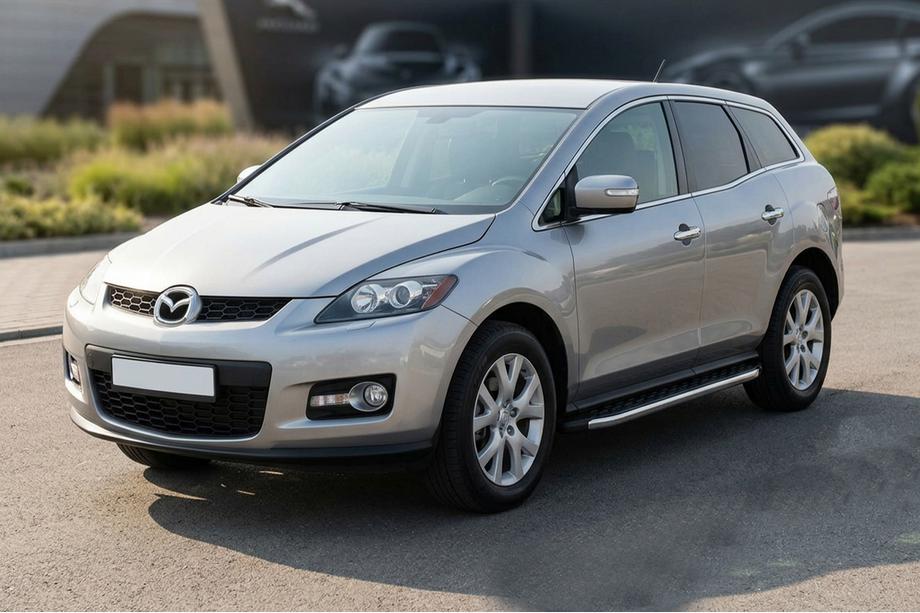 Mazda CX-7 2006-2012 Pedane Laterali BlackLine (2 pz, Alluminio) Image