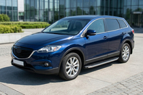 Mazda CX-9 2007-2016 Pedane Laterali BlackLine (2 pz, Alluminio) foto 1