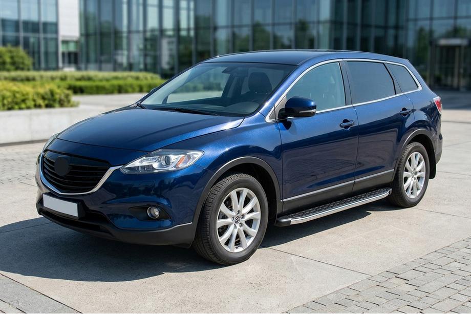 Mazda CX-9 2007-2016 Pedane Laterali BlackLine (2 pz, Alluminio) Image