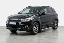 Mitsubishi ASX 2010-2023 Pedane Laterali BlackLine (2 pz, Alluminio) foto 1