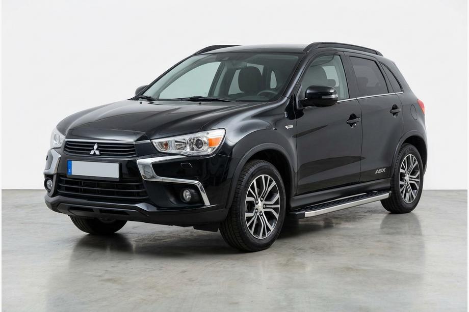 Mitsubishi ASX 2010-2023 Pedane Laterali BlackLine (2 pz, Alluminio) Image