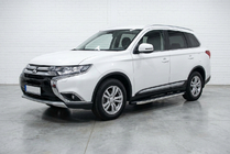 Mitsubishi Outlander 2012-2021 Pedane Laterali BlackLine (2 pz, Alluminio) foto 1