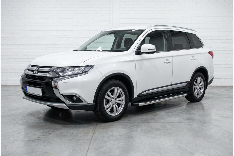 Mitsubishi Outlander 2012-2021 Pedane Laterali BlackLine (2 pz, Alluminio) Image