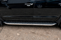 Volkswagen Amarok 2010-2022 Pedane Laterali BlackLine (2 pz, Alluminio) foto 2
