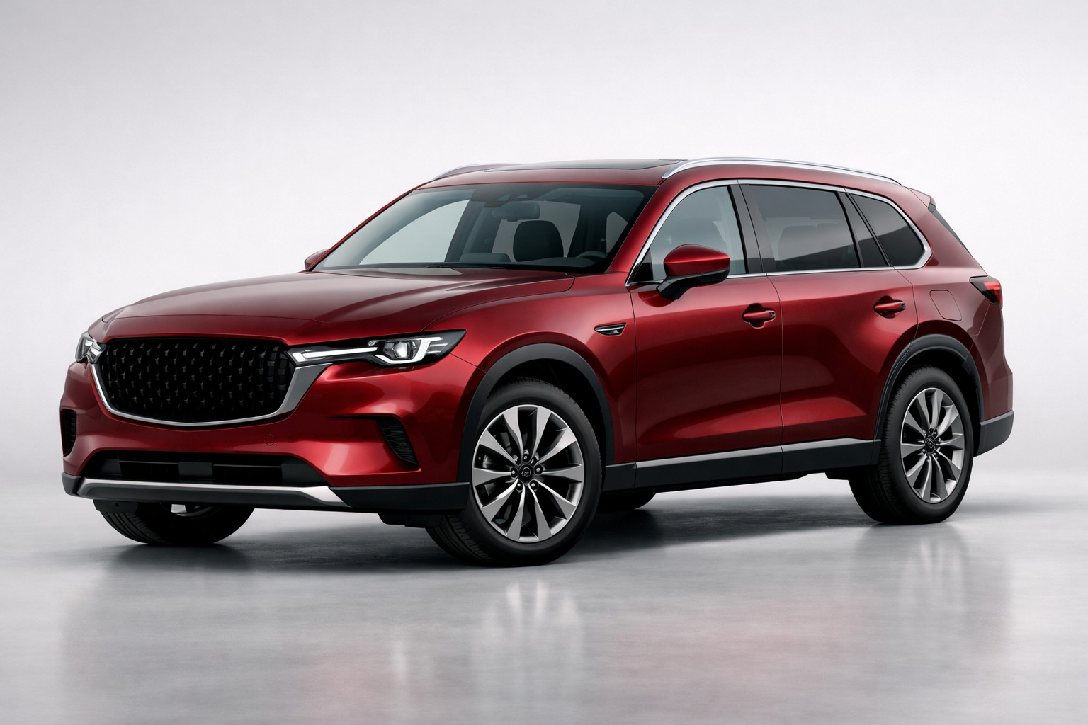 Prova Mazda CX-90: SUV di punta a tre file per la famiglia