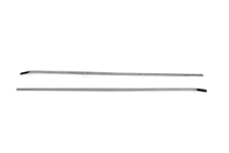 Citroen Berlingo 2008-2018 Modanature cromate per porte scorrevoli (2 pz, acciaio inox) foto 2