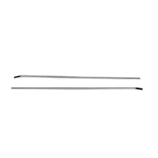 Modanature cromate per porte scorrevoli (2 pz, acciaio inox) Citroen Berlingo 2008-2018 foto 2