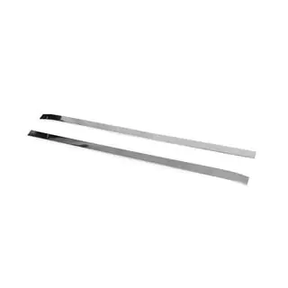 Modanature cromate per porte scorrevoli (2 pz, acciaio inox) Citroen Berlingo 2008-2018 foto 3