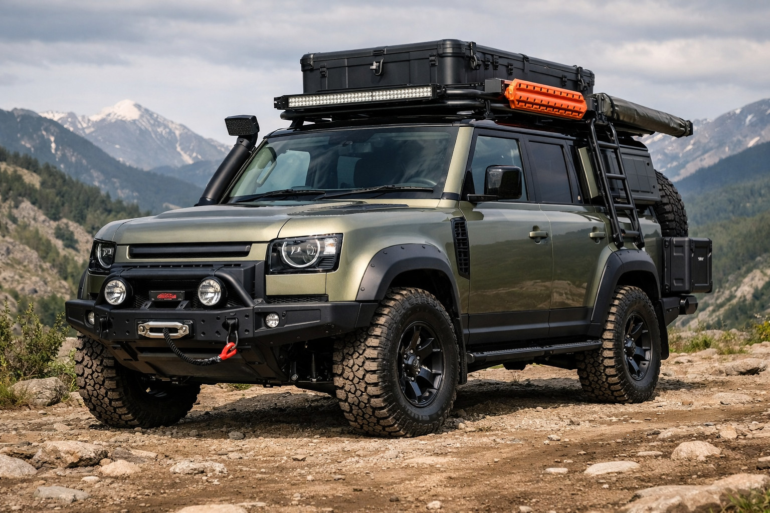 Pacchetto di upgrade per Land Rover Defender 2019+ per viaggi e look grintoso