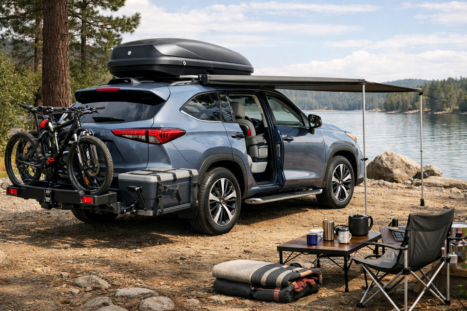 Pacchetto upgrade Toyota Highlander per la famiglia e i lunghi viaggi
