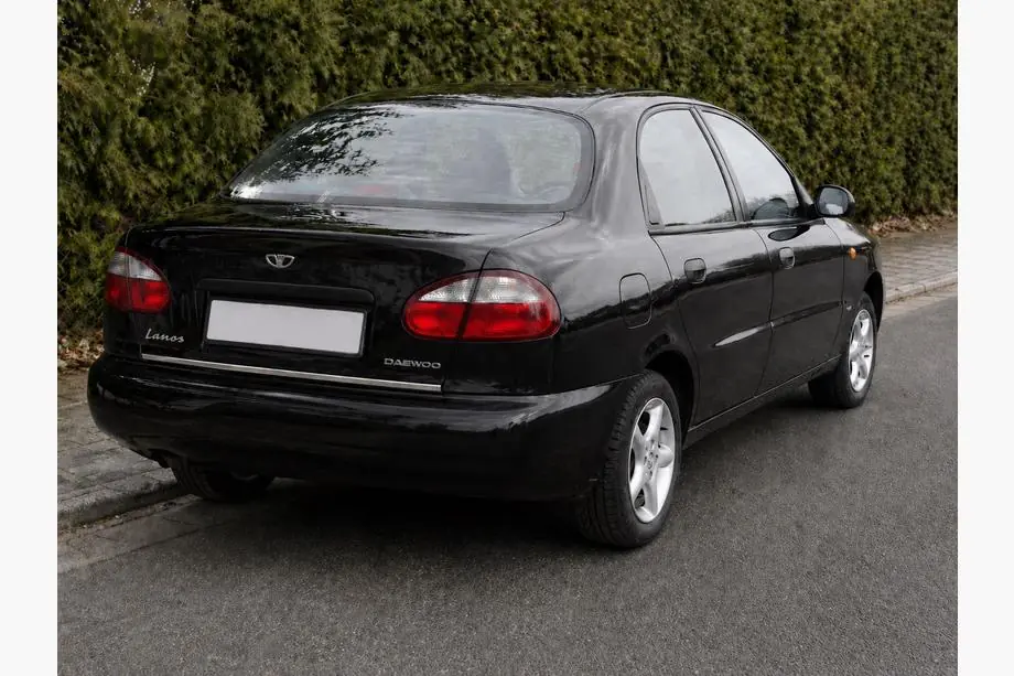 Daewoo Lanos 1998-2017 Modanatura bagagliaio acciaio inox Image