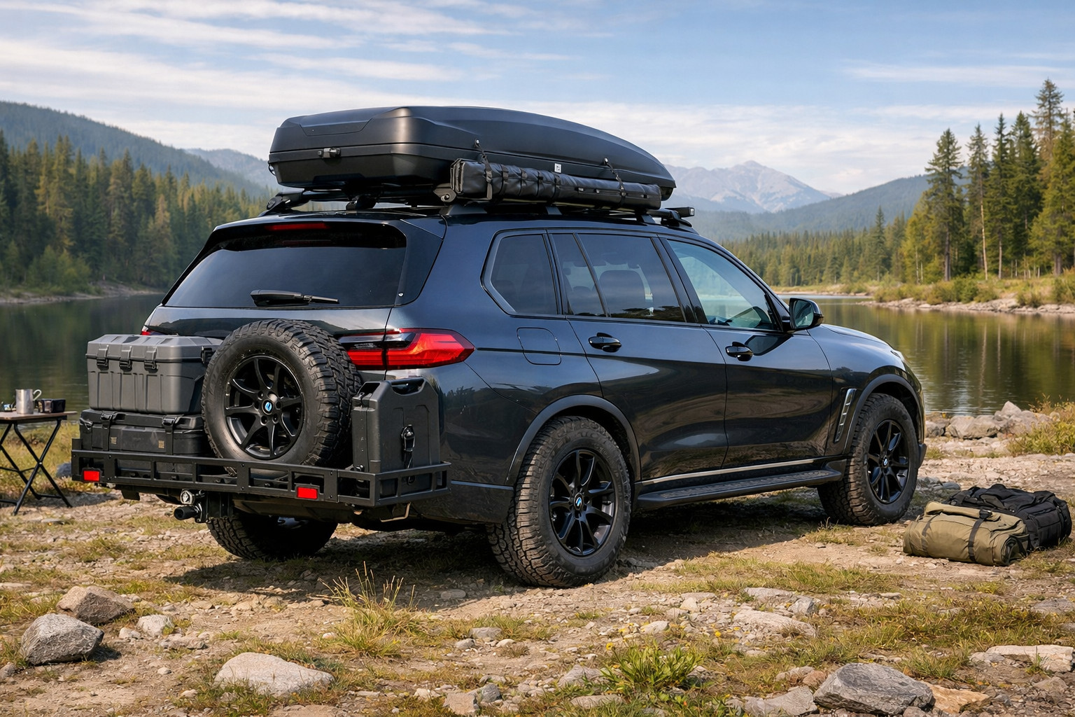 Cosa montare su BMW X7 G07 per uscite nella natura e carico sul tetto