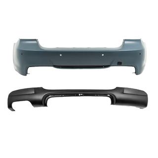 Paraurti posteriore con diffusore per doppio scarico su un lato M-Sport (per E90 2008-2011) BMW 3 Series E90/E91 2005-2011