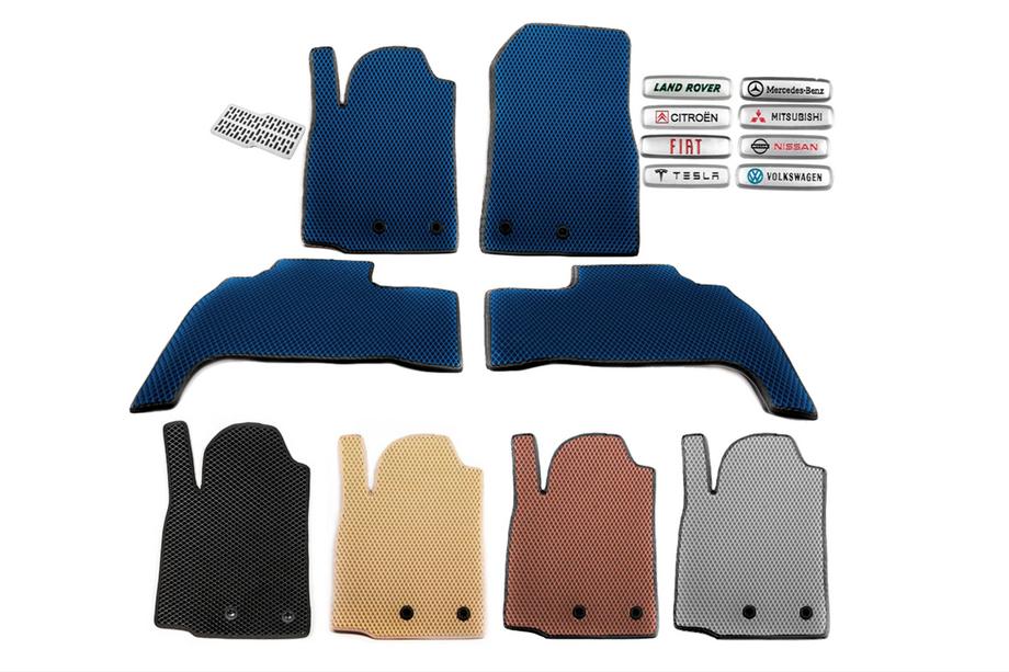 Audi A8 2002-2009 Tappetini EVA (Lunghi, Blu) Image