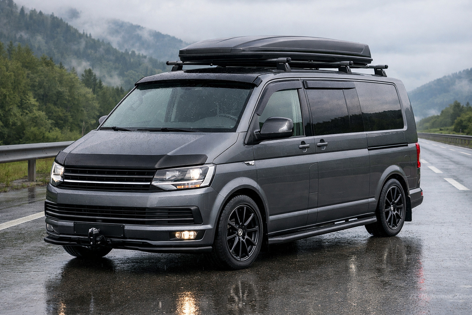 Upgrade di base per Volkswagen T6 2015–2024: autostrada e pioggia
