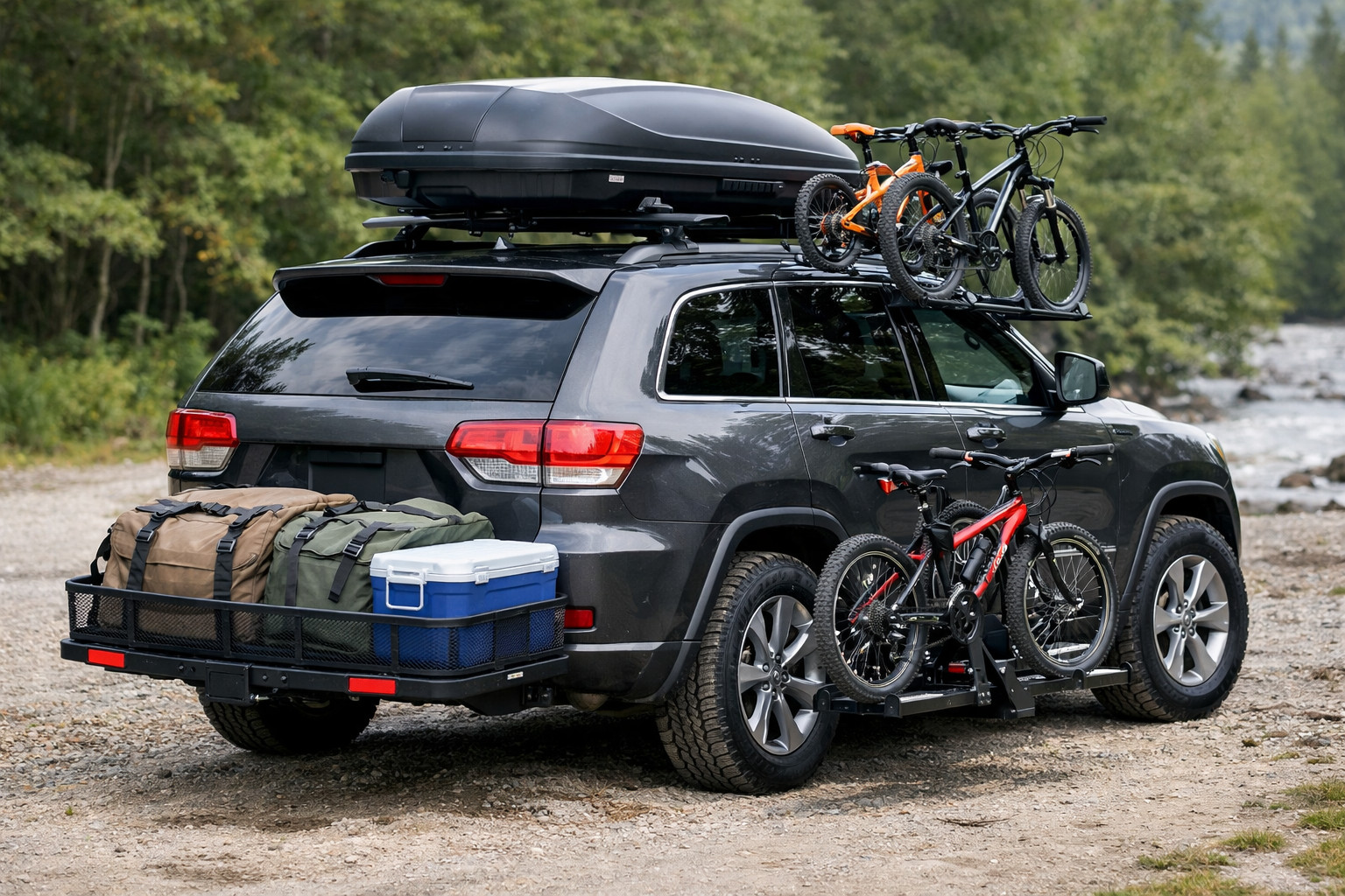 Cosa montare su Jeep Grand Cherokee WK2 per la famiglia e bagagli pesanti