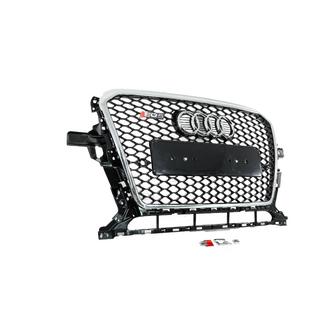 Griglia anteriore RSQ-Style (2012-2017, nera con finiture cromate) Audi Q5 2008-2017 foto 3