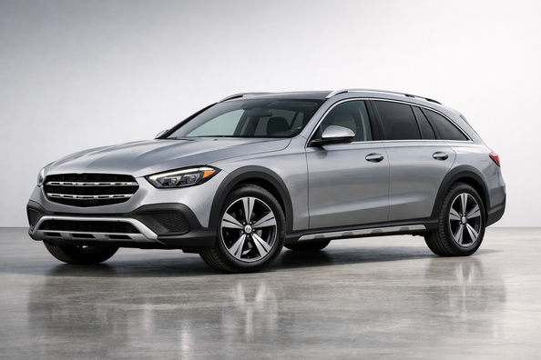 Prova Mercedes-Benz C-Class All-Terrain: station wagon rialzata