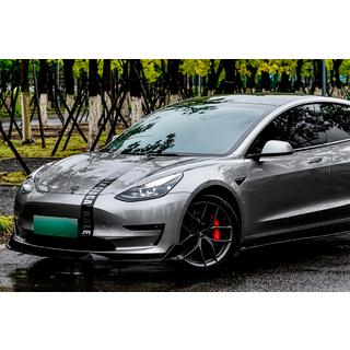 Splitter paraurti anteriore Lip Turbo (per 2017–2023) Tesla Model 3 2017- foto 3