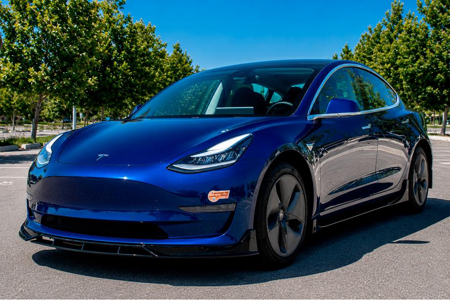 Tesla Model 3 2017- Lama paraurti anteriore Lip Fast (per 2017-2023) Image