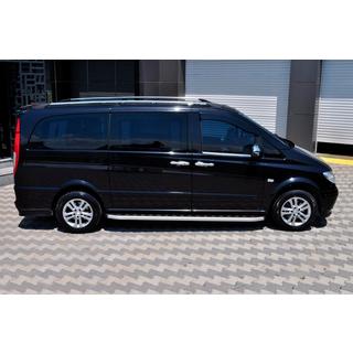 Pedane laterali Fullmond (2 pz, alluminio) Mercedes Viano 2004-2014 foto 3