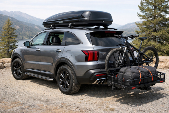 Pacchetto di upgrade Kia Sorento 2024 per viaggi e bagagli Foto 1