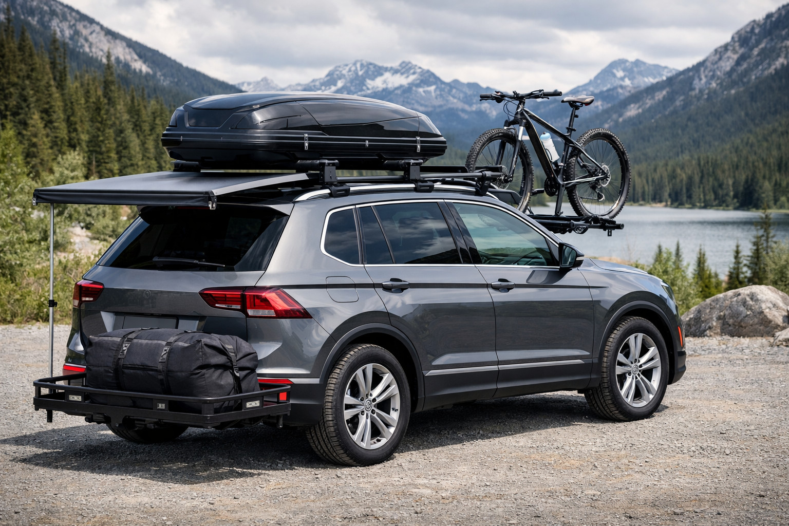 Cosa montare su Volkswagen Tiguan 2016-2023 per carico sul tetto e viaggi