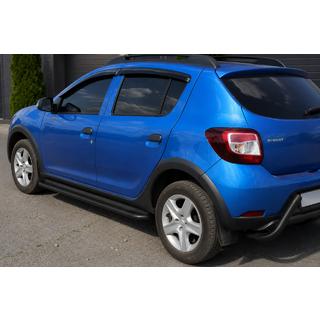 Pedane laterali KB001 (acciaio inox) Black Dacia Sandero 2013-2020 foto 1