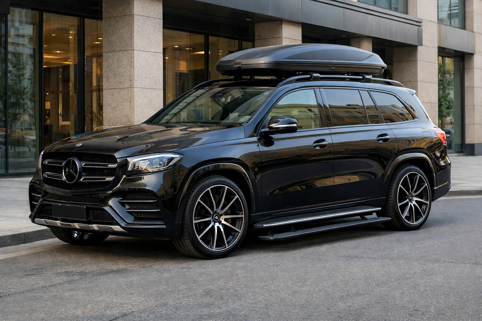 Upgrade iniziale per Mercedes GLS X167: città e accesso più comodo