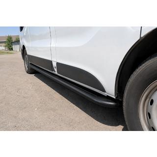 Pedane laterali Premium (2 pz, acciaio inox) Black Fiat Talento 2016- foto 1