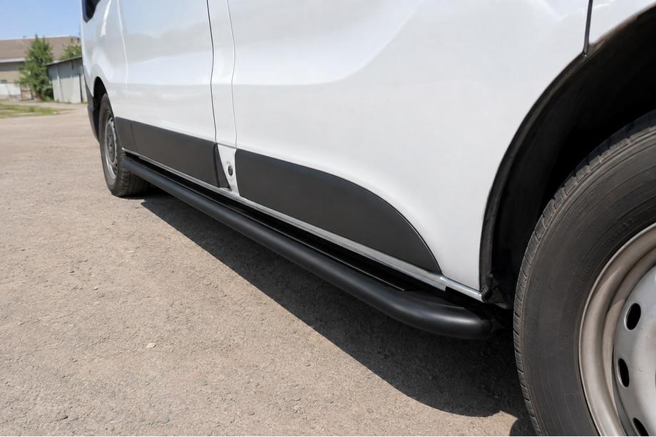 Fiat Talento 2016- Pedane laterali Premium (2 pz, acciaio inox) Black Foto 1