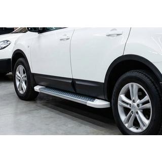 Pedane Laterali Allmond White (2 pz, Alluminio) Nissan Qashqai 2010-2014 foto 1
