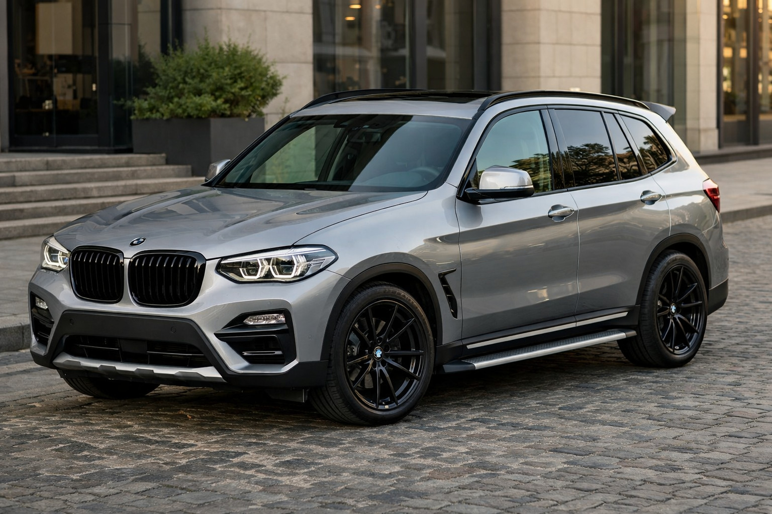 Upgrade base per BMW X3 G01 in città, senza finto stile M