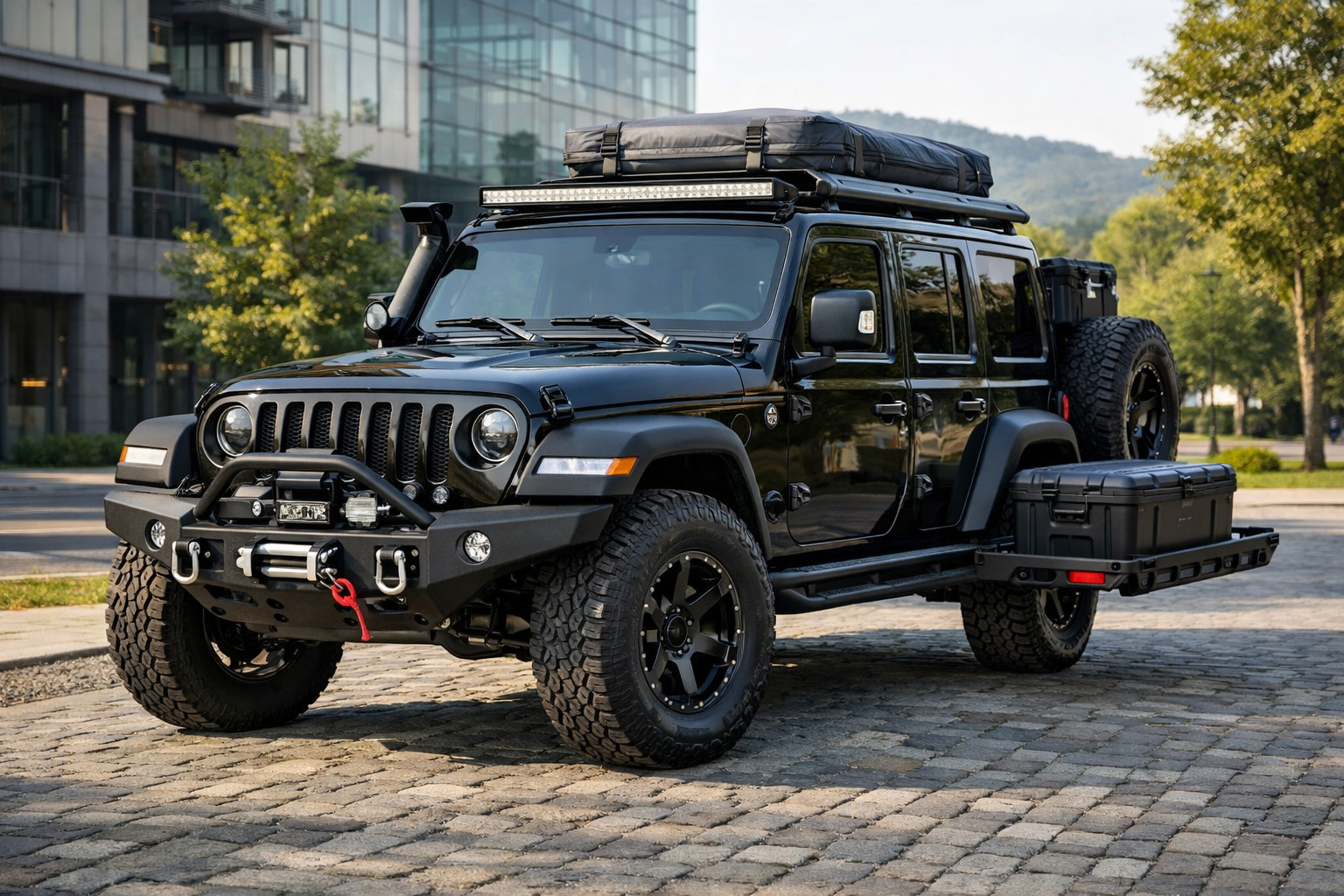 Cosa montare su Jeep Wrangler 2018+ per città, assetto e uscite nella natura