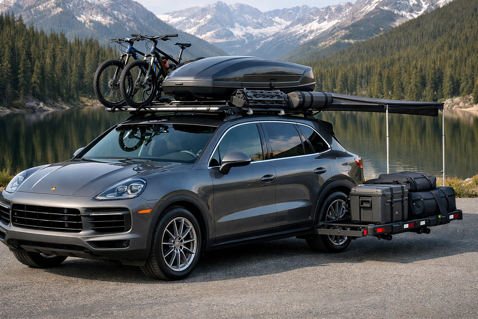 Cosa montare su Porsche Cayenne 2018+ per tetto e viaggi