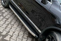 Volkswagen Touareg 2010-2018 Pedane Laterali BlackLine (2 pz, Alluminio) foto 3