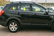 Chevrolet Captiva 2006-2019 Modanature inferiori finestrini acciaio inox (6 pz) foto 1