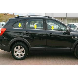 Modanature inferiori finestrini acciaio inox (6 pz) Chevrolet Captiva 2006-2019 foto 1