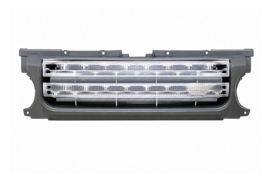 Land Rover Discovery IV 2009-2017 Griglia radiatore – cornice grigia / rete argento Foto 1