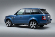 Range Rover Sport 2005-2013 Pedane Laterali BlackLine (2 pz, Alluminio) foto 1