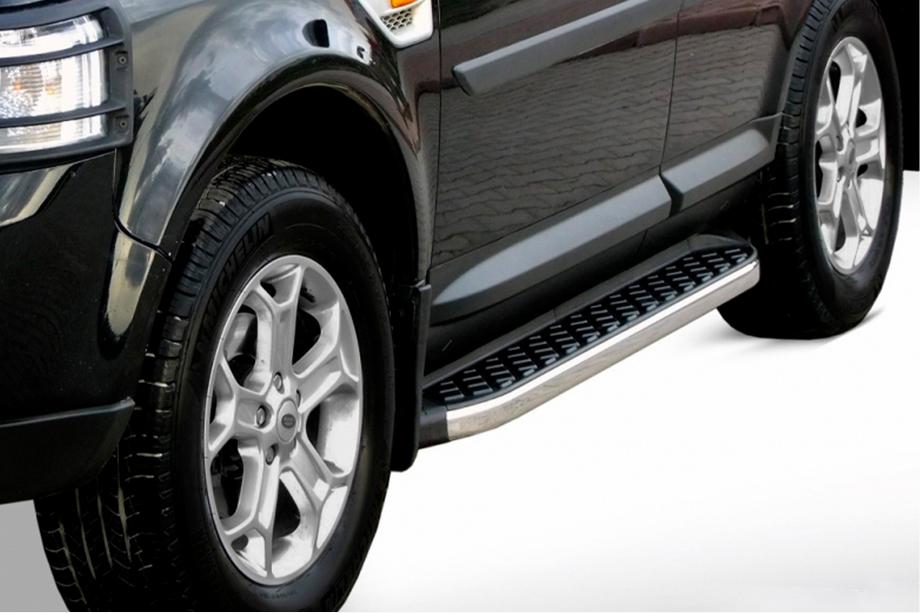 Range Rover III L322 2002-2012 Pedane Laterali BlackLine (2 pz, Alluminio) Image